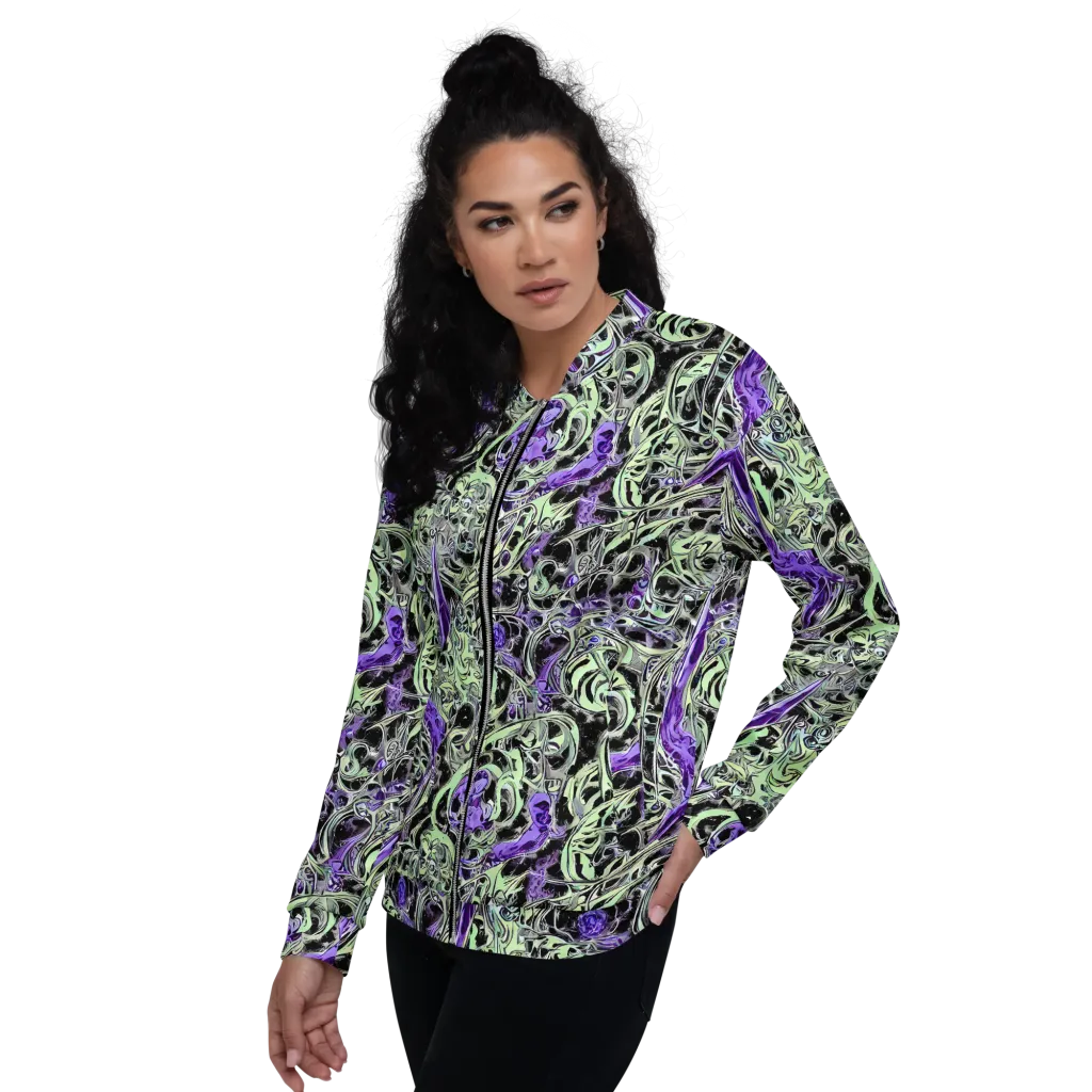 Psychic Vortex on Bomber Jacket — Left