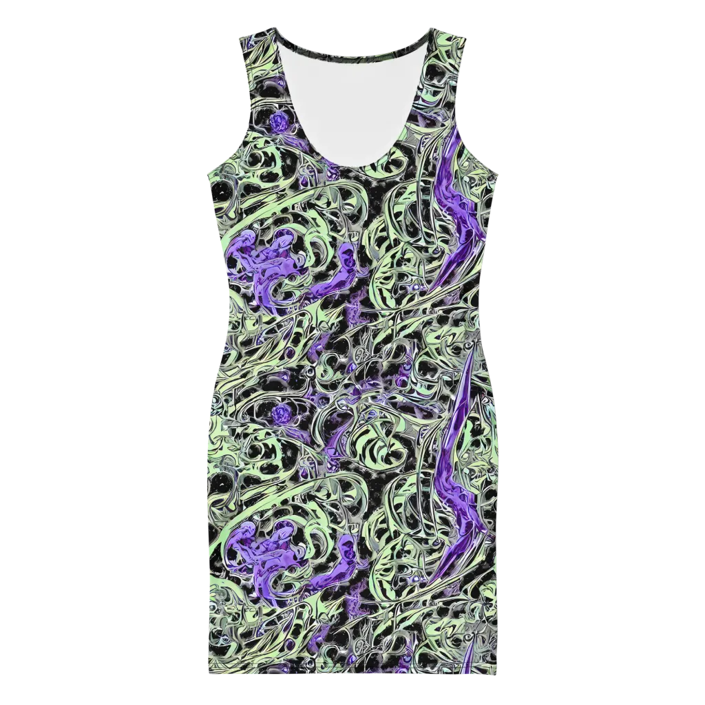 Psychic Vortex on Bodycon Dress — Front