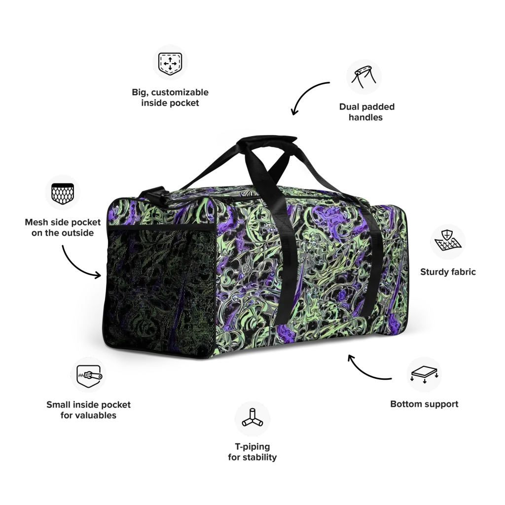 Psychic Vortex on Duffle Bag — Right Front