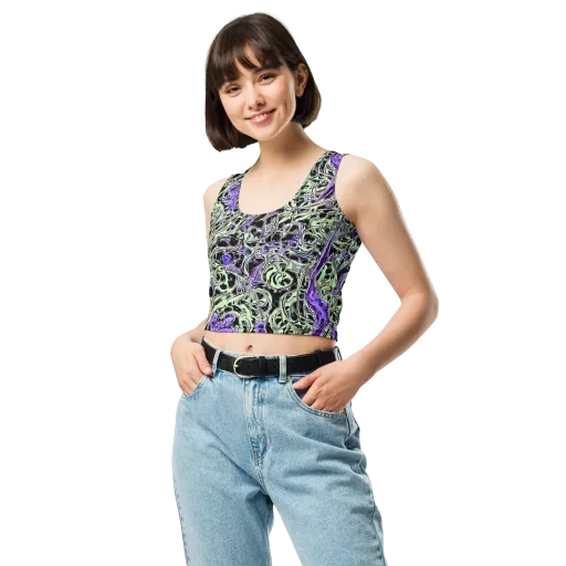 Psychic Vortex on a Crop Top