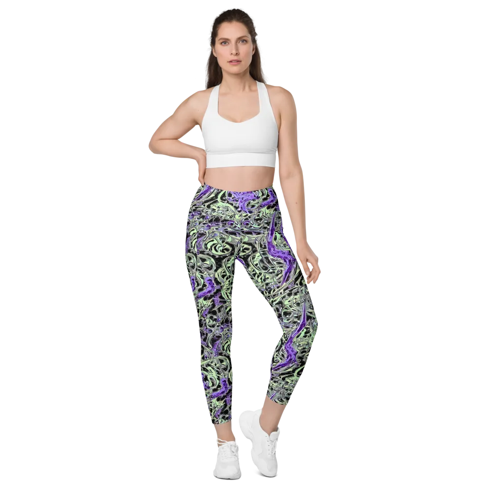 Psychic Vortex on Leggings with Pockets — Front