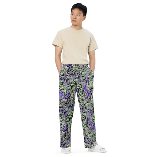 Psychic Vortex on a Wide-Leg Pants