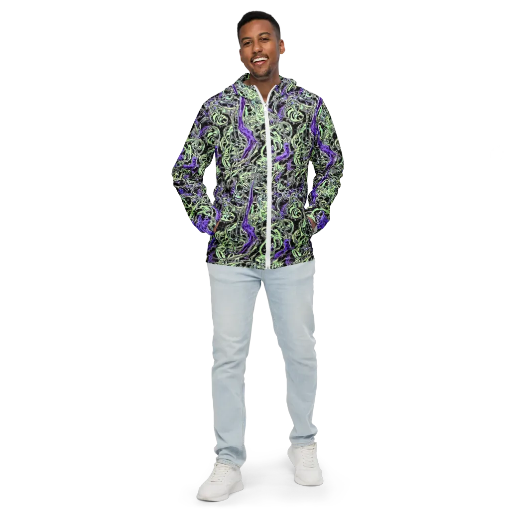 Psychic Vortex on Men's Windbreaker — Front