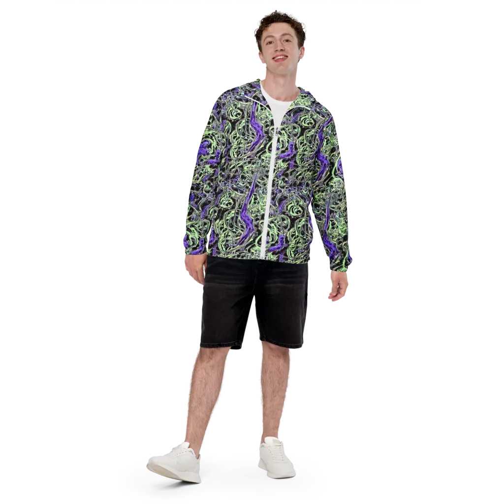 Psychic Vortex on Men's Windbreaker — Front