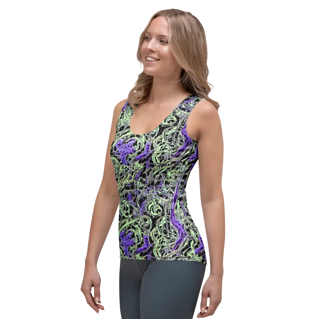 Psychic Vortex on Women's Tank Top — Left Front
