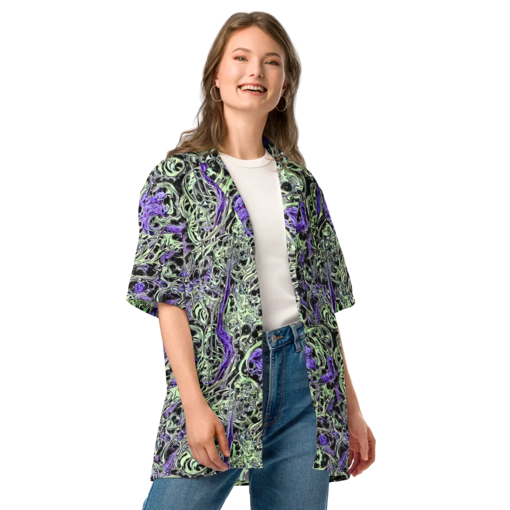 Psychic Vortex on Button Shirt — Front