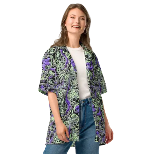 Psychic Vortex on a Button Shirt