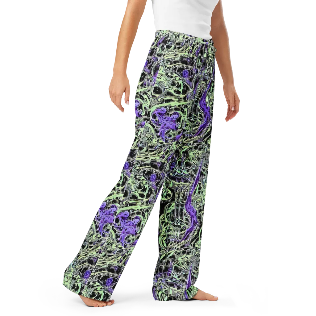 Psychic Vortex on Women's Pajama Pants — Right Front