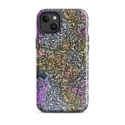 Neon Marbled Muse on a MagSafe Tough Case for iPhone®