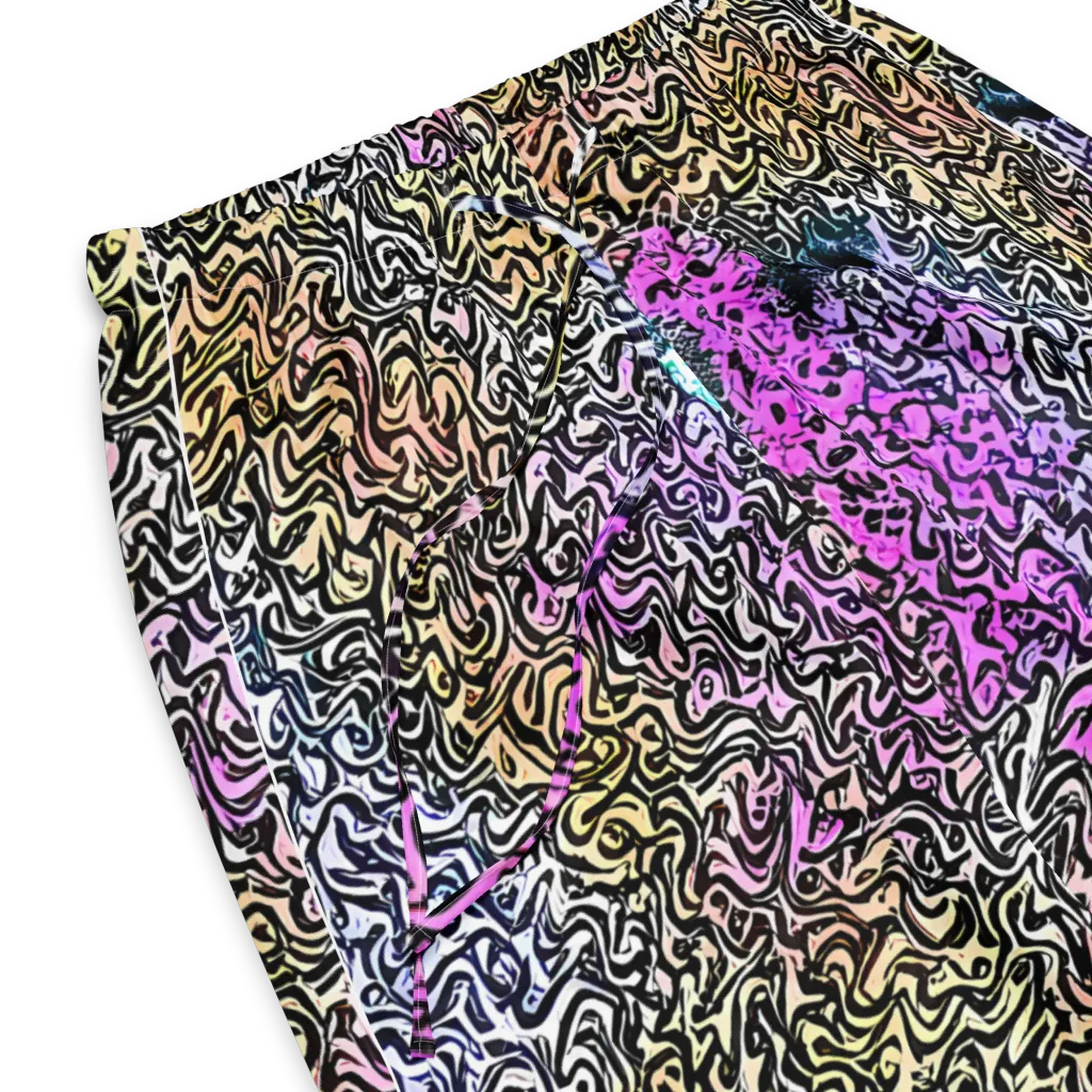 Neon Marbled Muse on Women's Pajama Pants — Product details