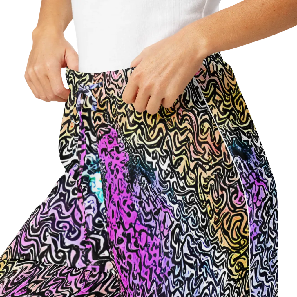 Neon Marbled Muse on Women's Pajama Pants — Product details