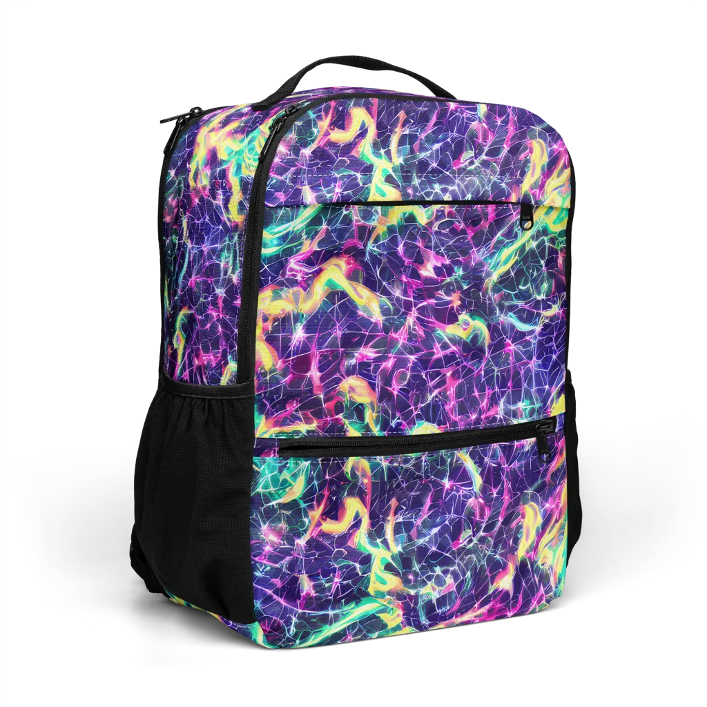 Hypercolor Rift on Utility Backpack — Right Front