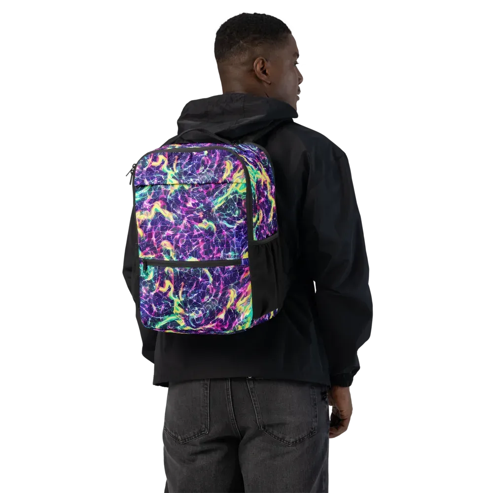 Hypercolor Rift on Utility Backpack — Back