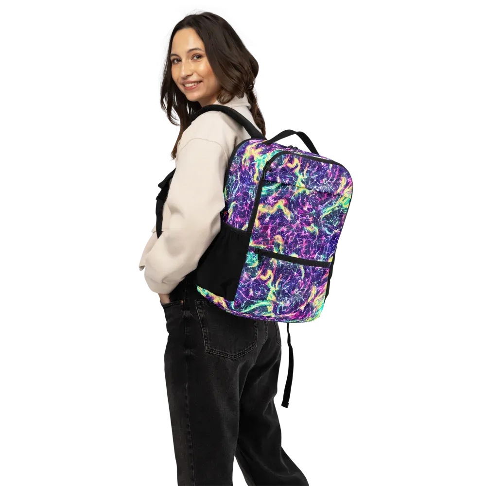 Hypercolor Rift on Utility Backpack — Back