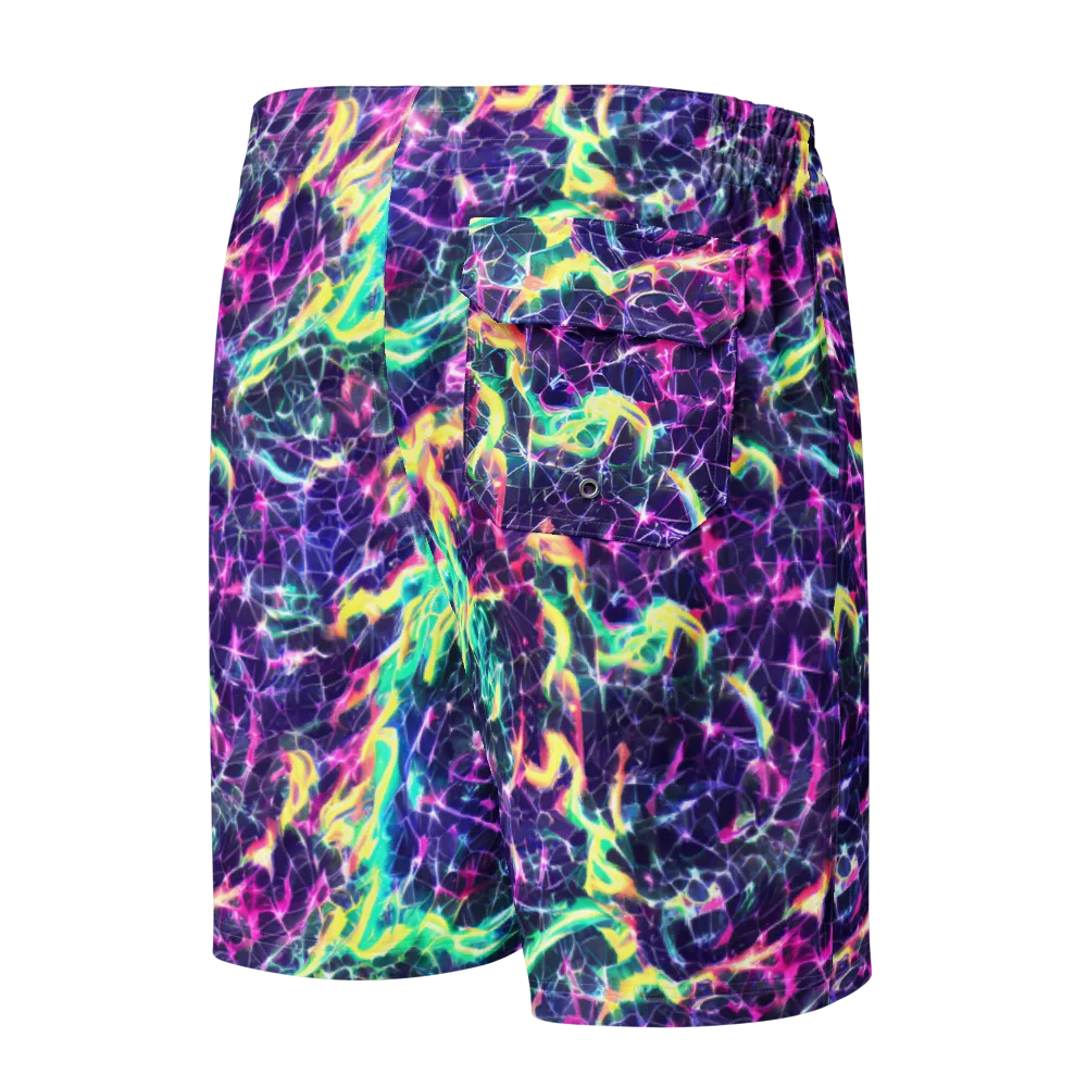 Hypercolor Rift on Men's Board Shorts — Back