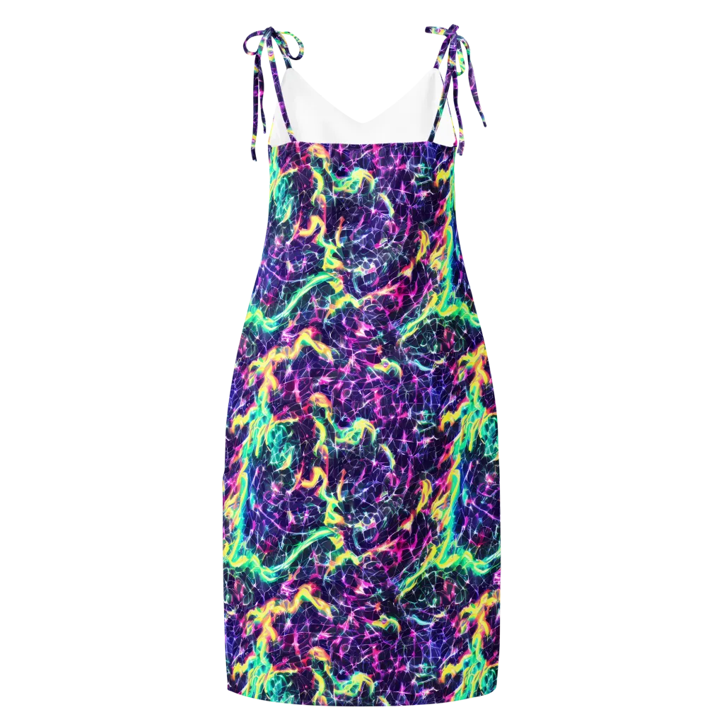 Hypercolor Rift on Slip Dress — Back