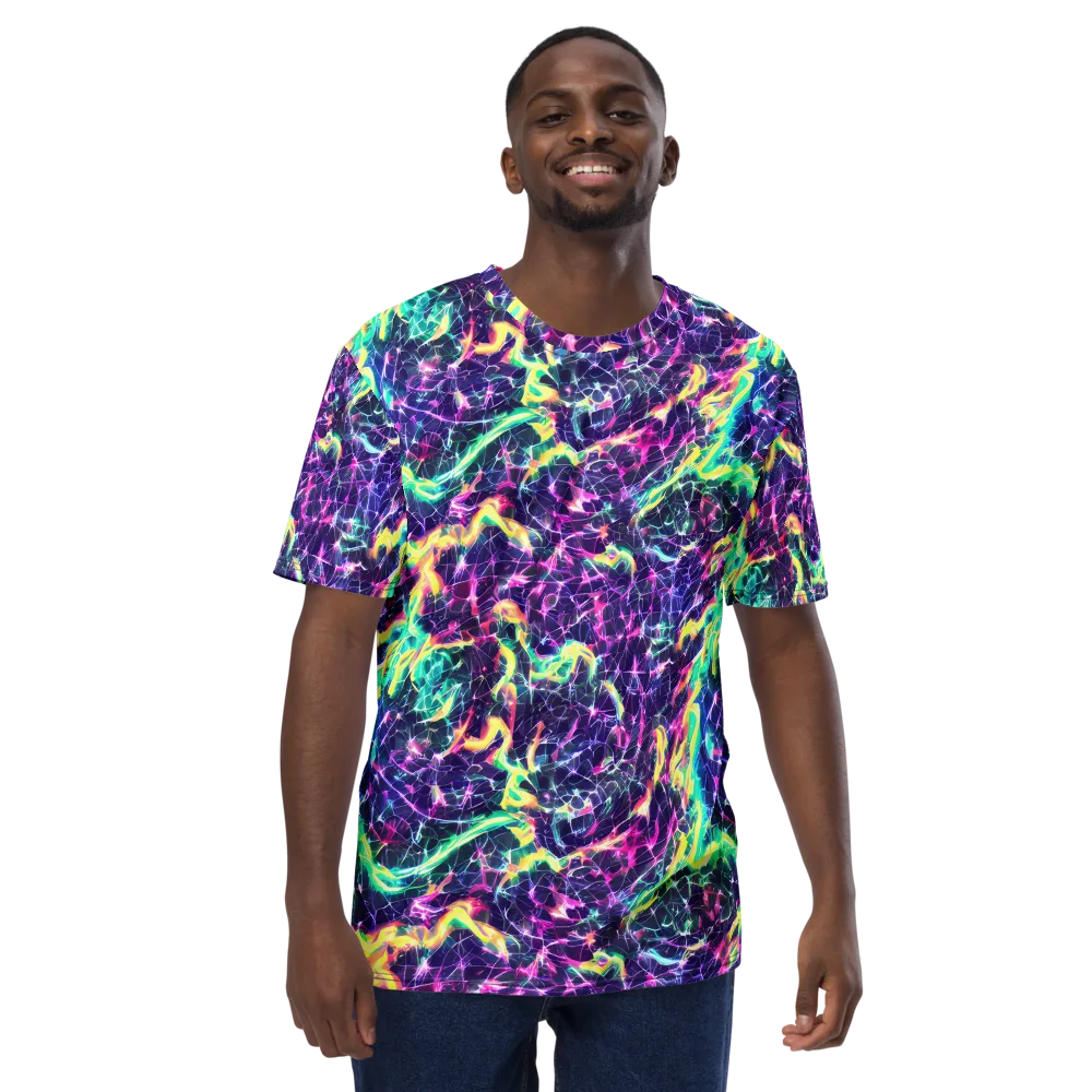 Hypercolor Rift on Men's Crew Neck T-Shirt — Front
