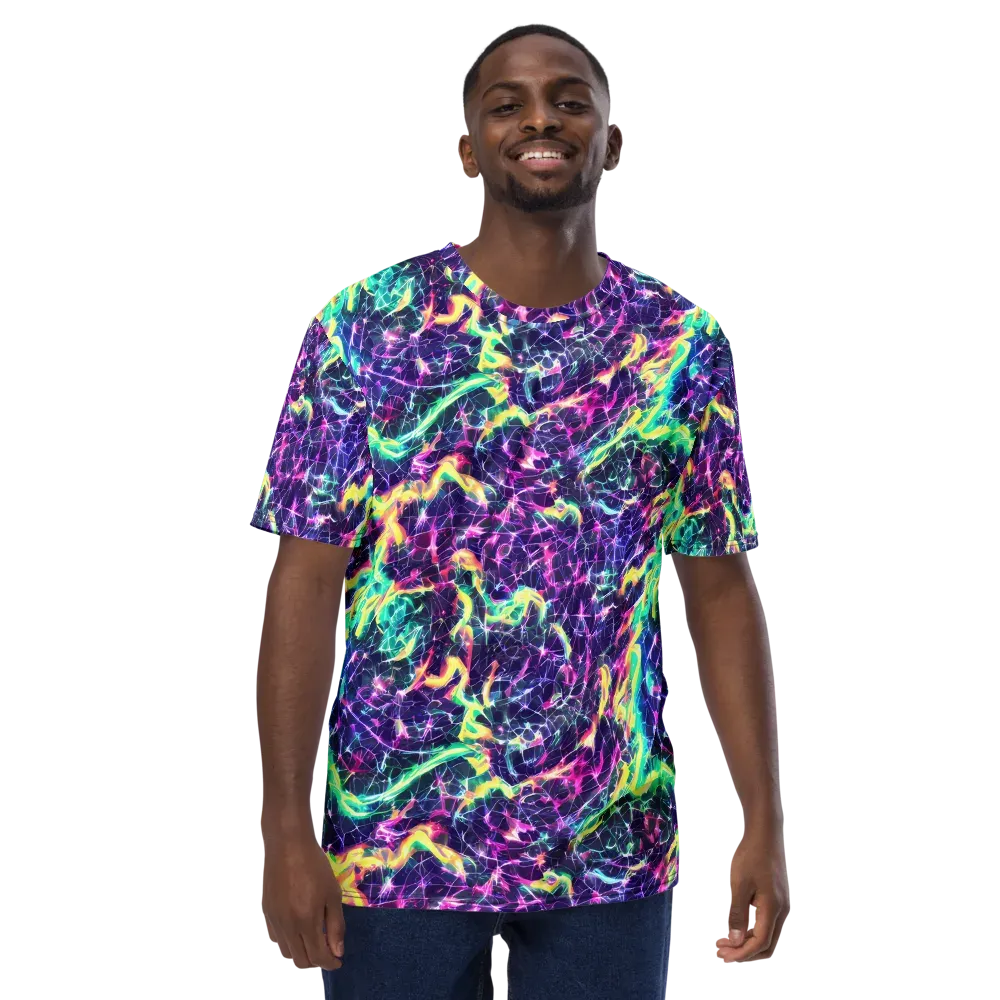 Hypercolor Rift on Men's Crew Neck T-Shirt — Front
