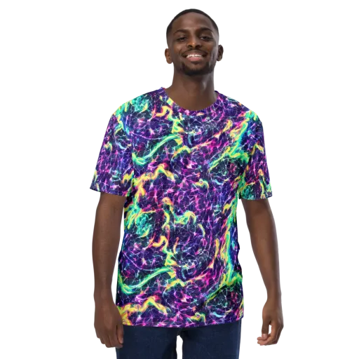 Hypercolor Rift on a Men's Crew Neck T-Shirt