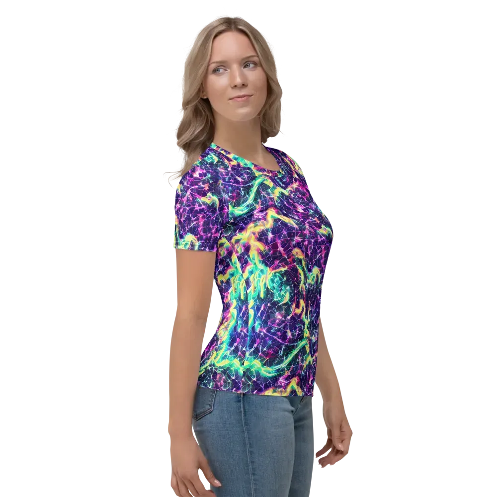 Hypercolor Rift on Women's Crew Neck T-Shirt — Right