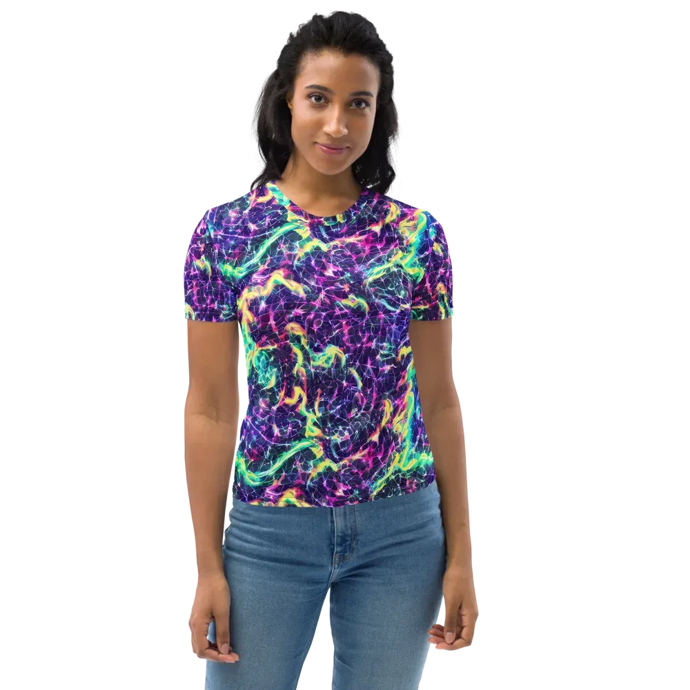 Hypercolor Rift on Women's Crew Neck T-Shirt — Front