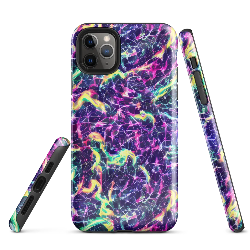 Hypercolor Rift on Tough Case for iPhone® — Front