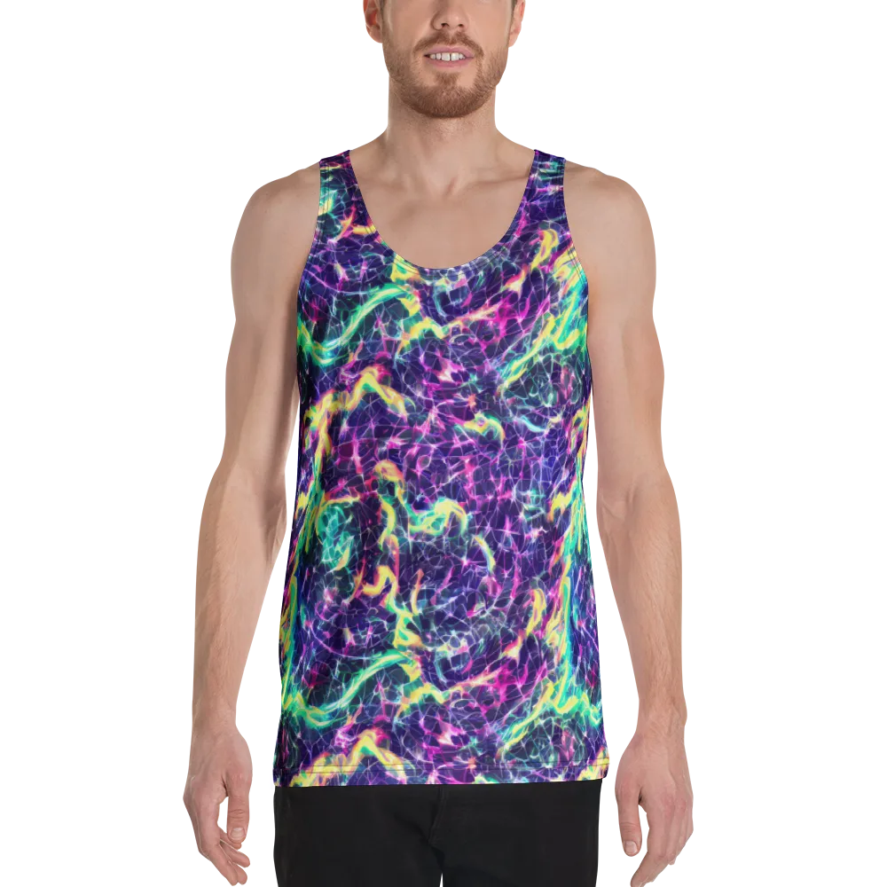 Hypercolor Rift on Men's Tank Top — Front