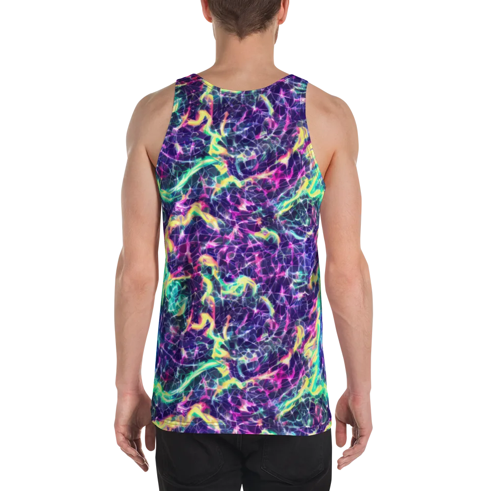 Hypercolor Rift on Men's Tank Top — Back