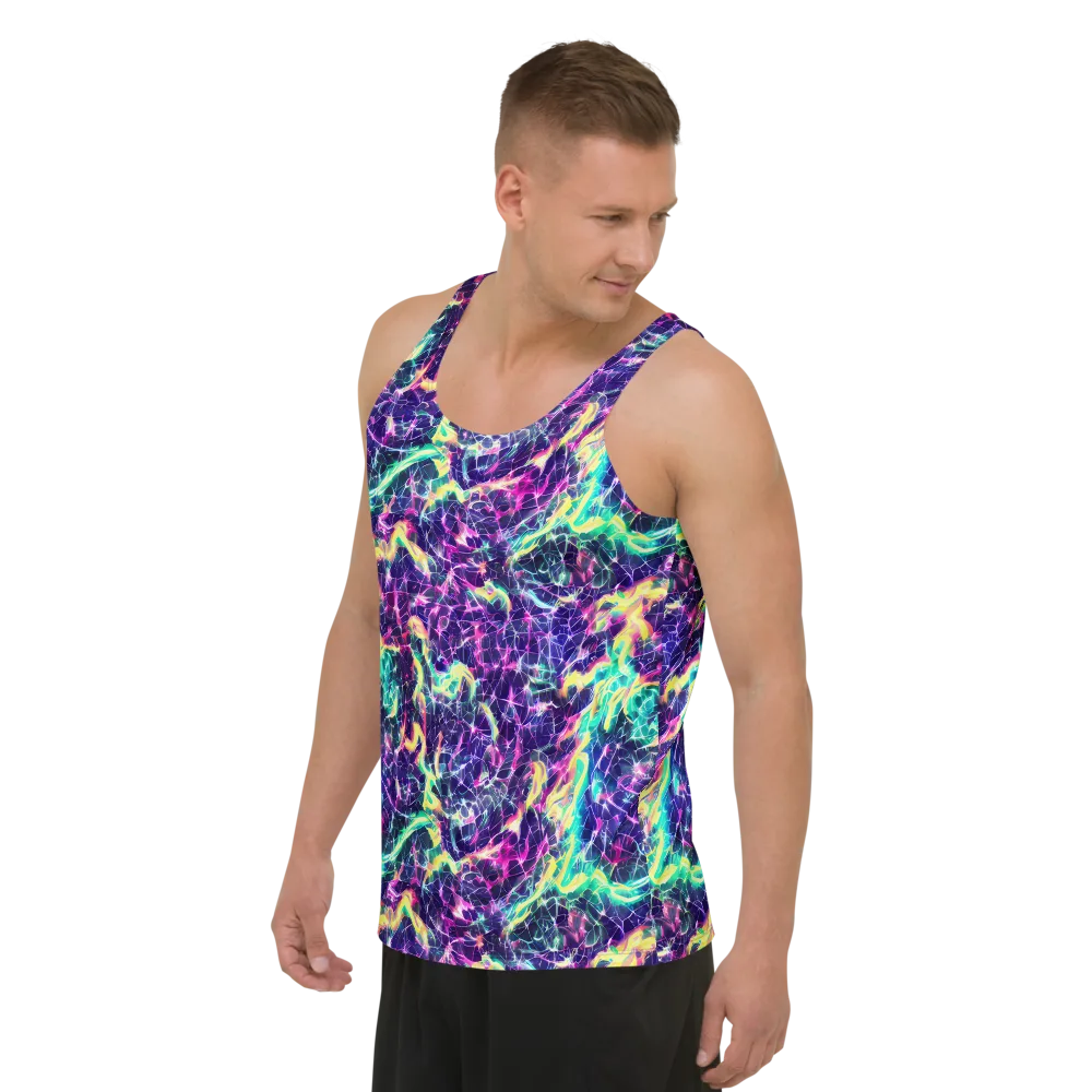 Hypercolor Rift on Men's Tank Top — Left Front