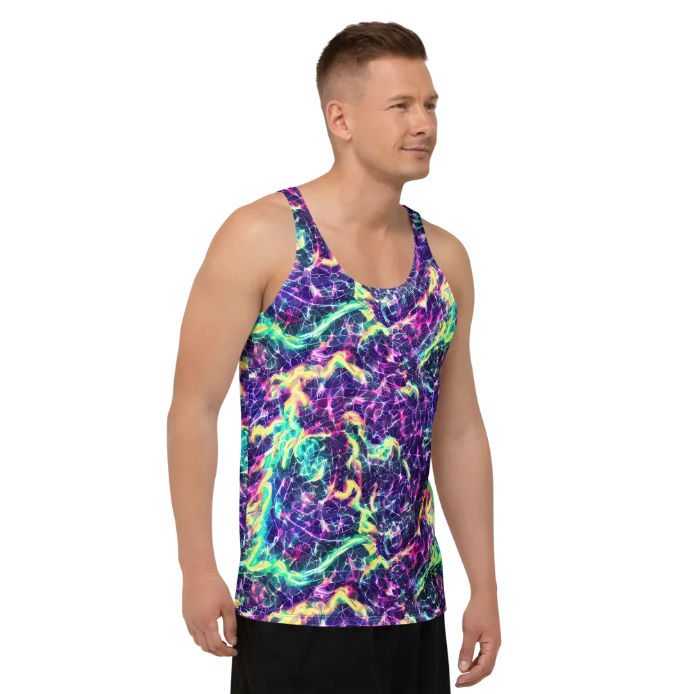 Hypercolor Rift on Men's Tank Top — Right Front