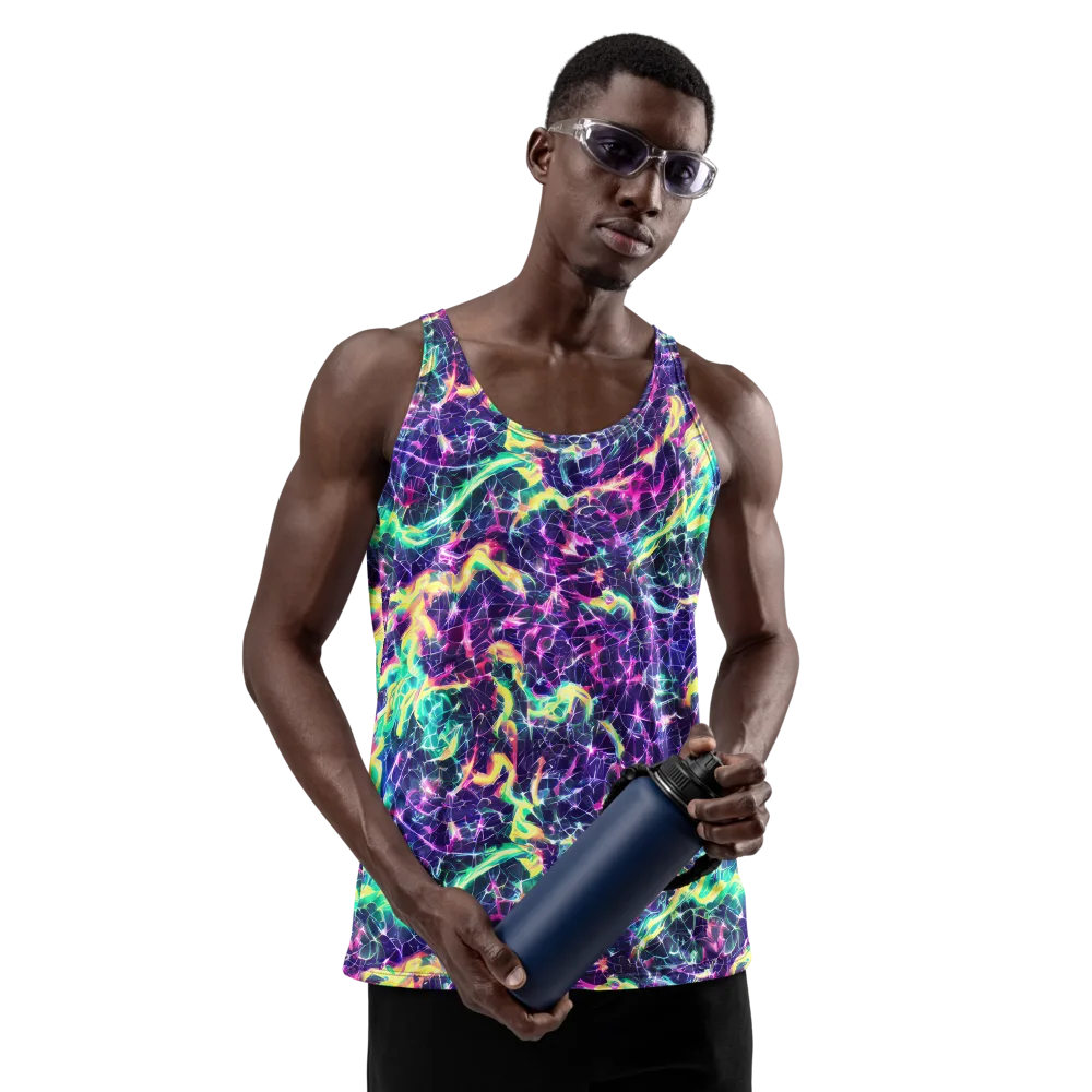 Hypercolor Rift on Men's Tank Top — Front