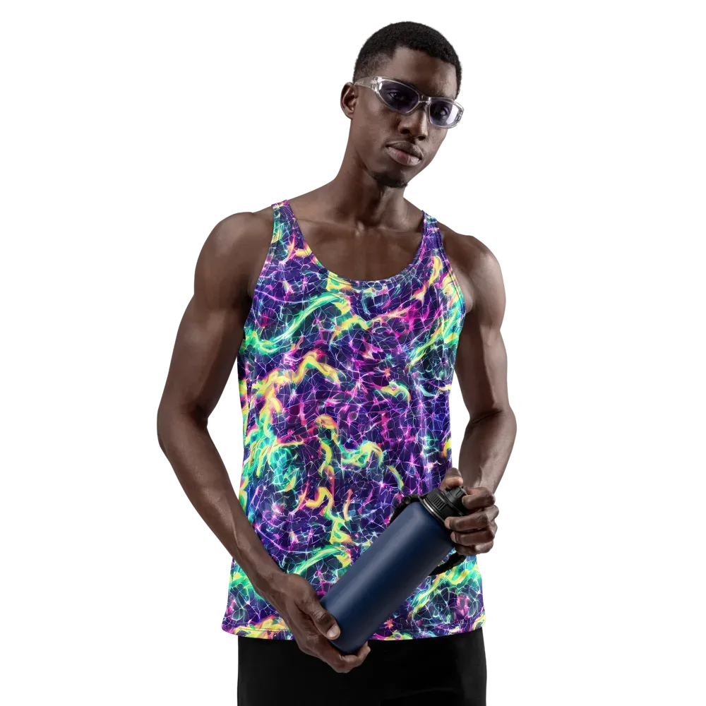Hypercolor Rift on Men's Tank Top — Front