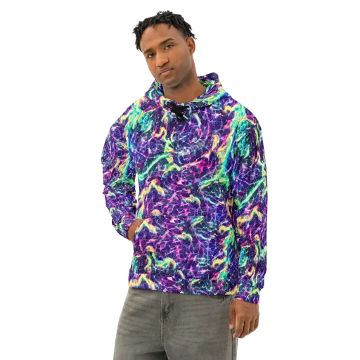 Hypercolor Rift on a Cotton Hoodie