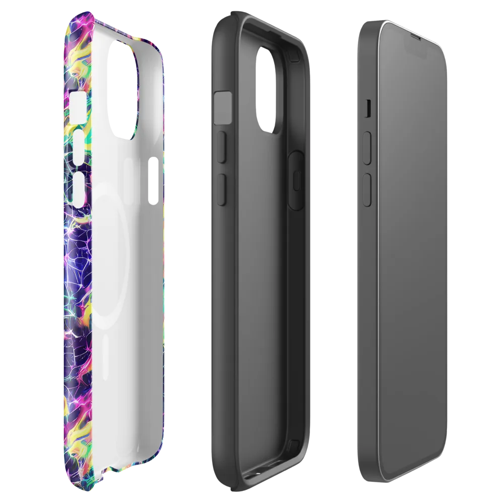 Hypercolor Rift on MagSafe Tough Case for iPhone® — Front