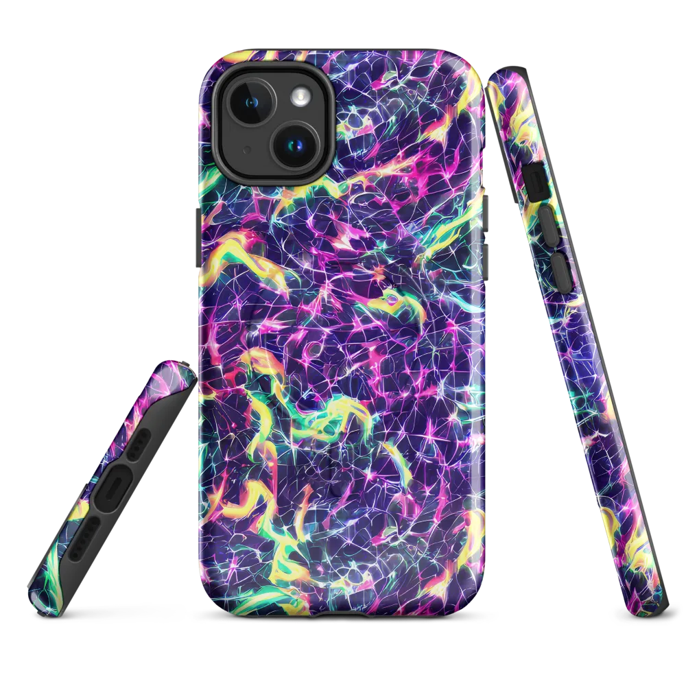 Hypercolor Rift on MagSafe Tough Case for iPhone® — Front