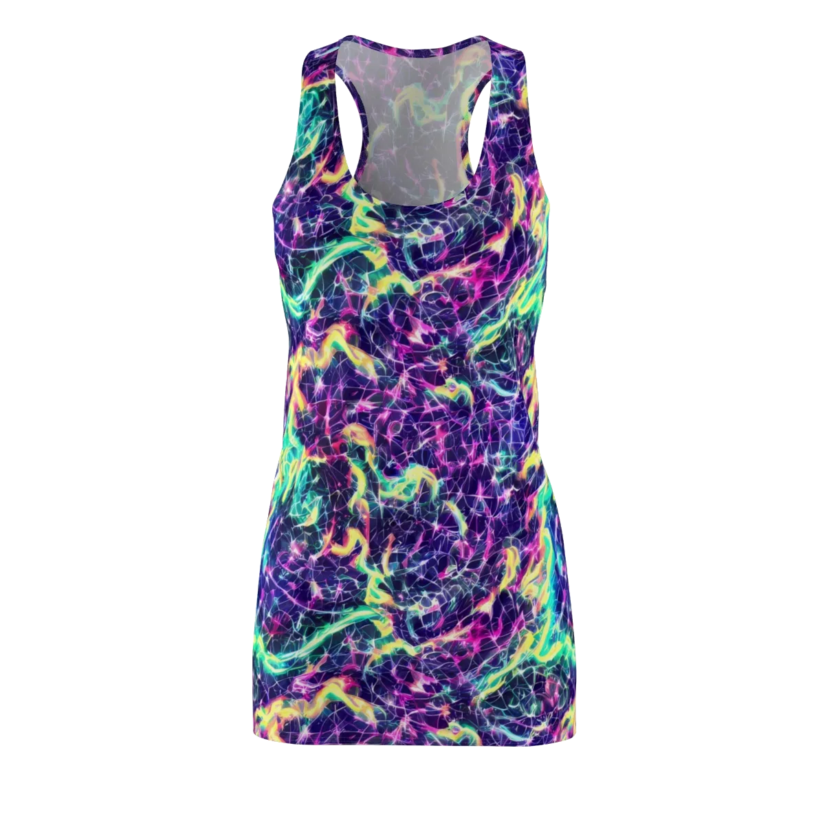 Hypercolor Rift on Racerback Dress — Front