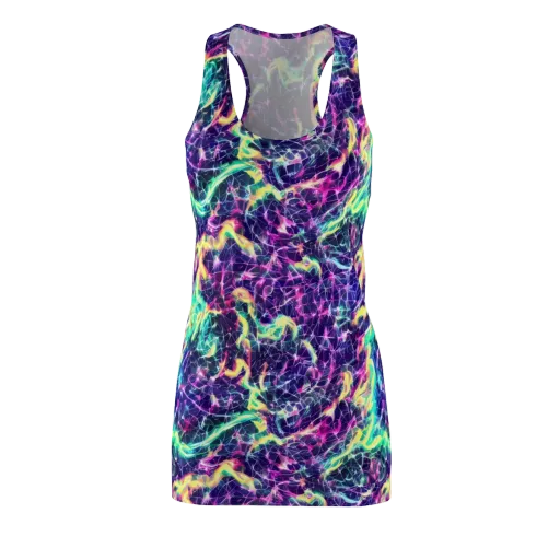 Hypercolor Rift on a Racerback Dress