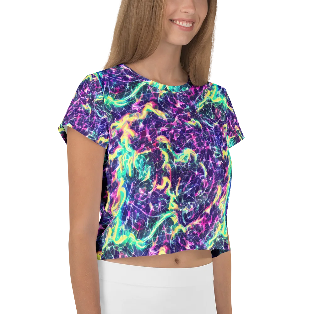 Hypercolor Rift on Crop Tee — Right