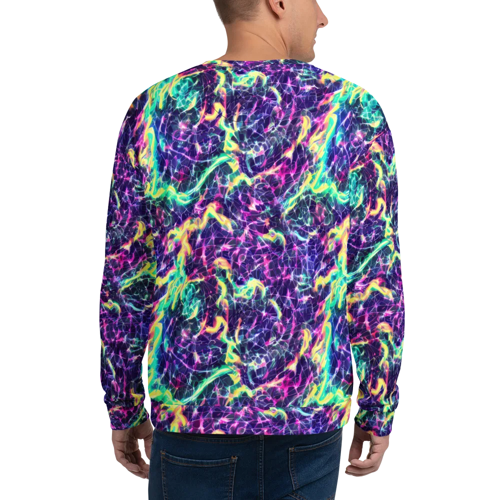 Hypercolor Rift on Sweatshirt — Back