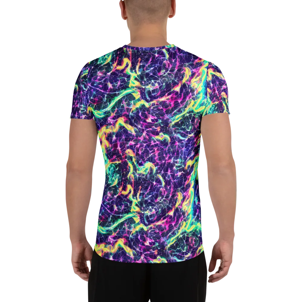 Hypercolor Rift on Men's Athletic T-Shirt — Back