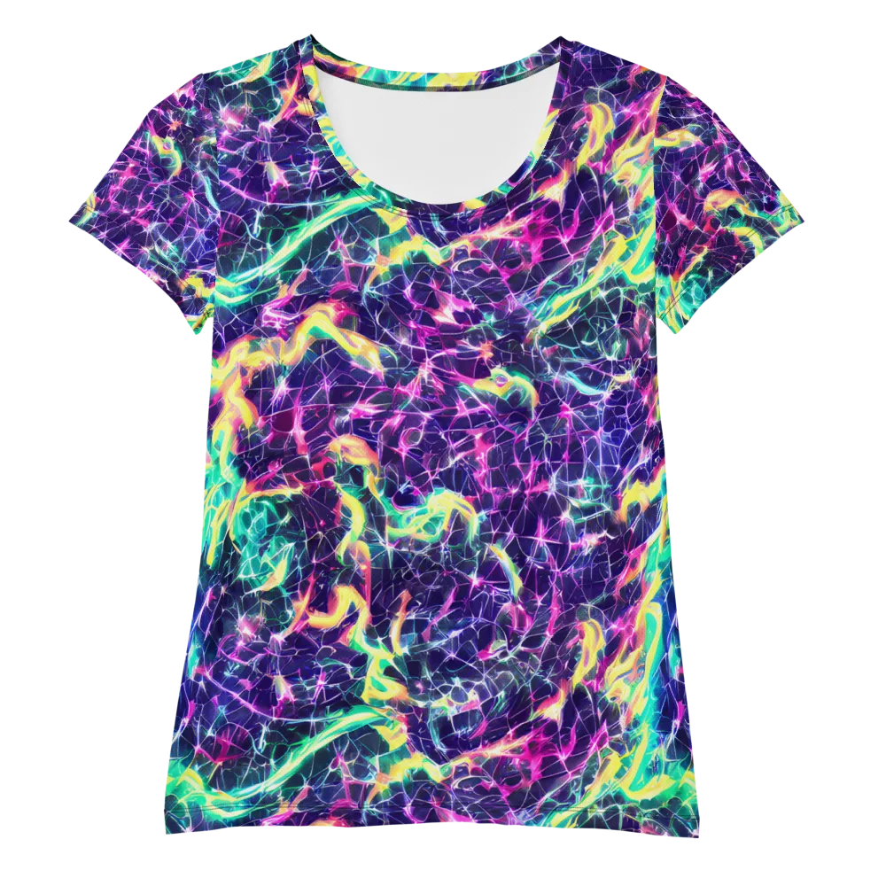 Hypercolor Rift on Women's Athletic T-Shirt — Front