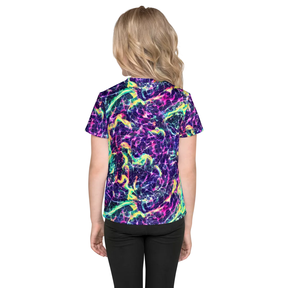 Hypercolor Rift on Kids Crew Neck T-Shirt — Back