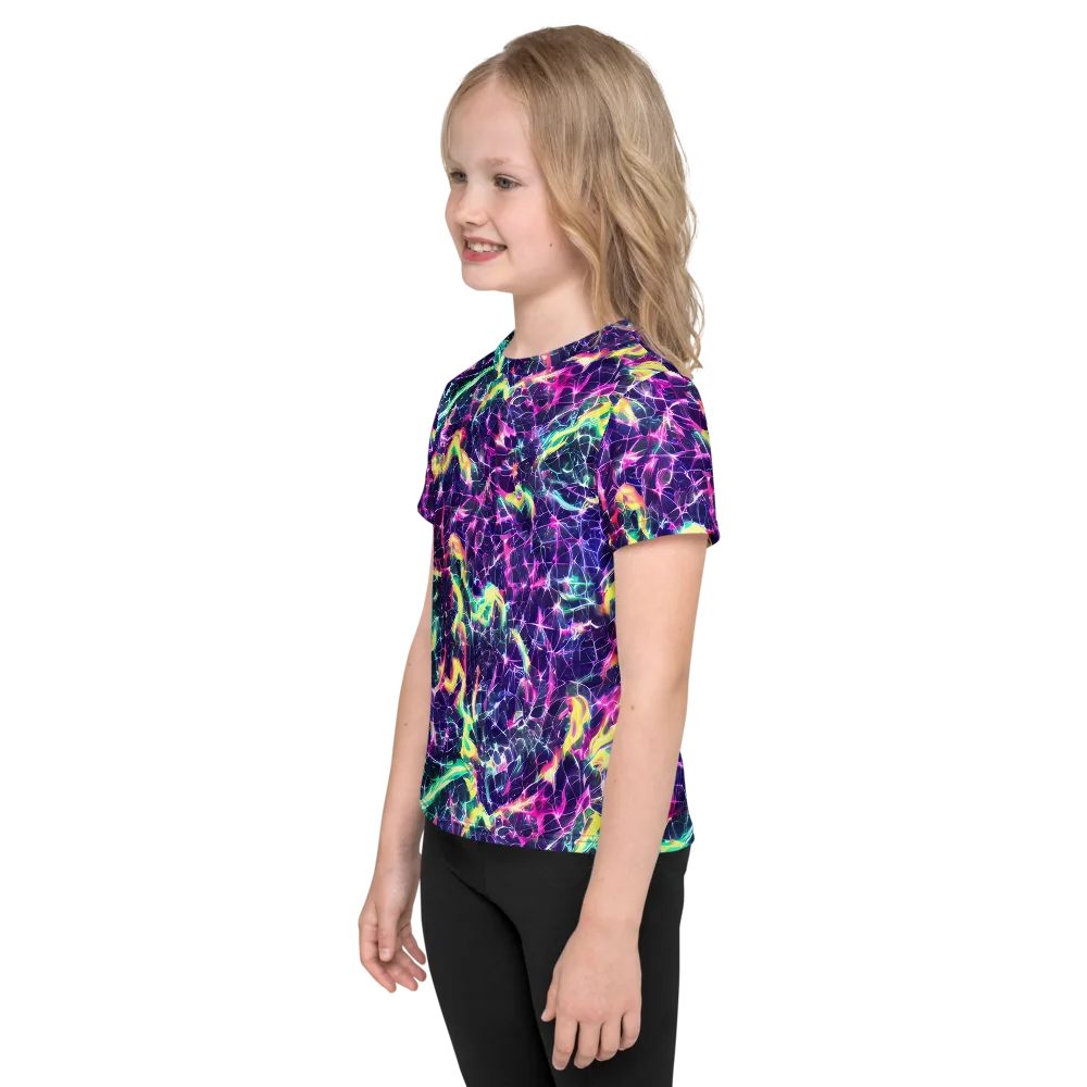 Hypercolor Rift on Kids Crew Neck T-Shirt — Left