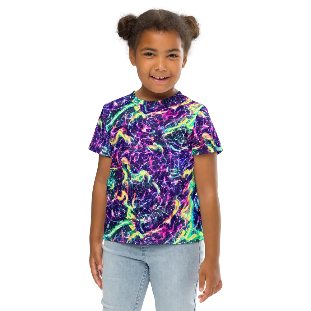 Hypercolor Rift on Kids Crew Neck T-Shirt — Front