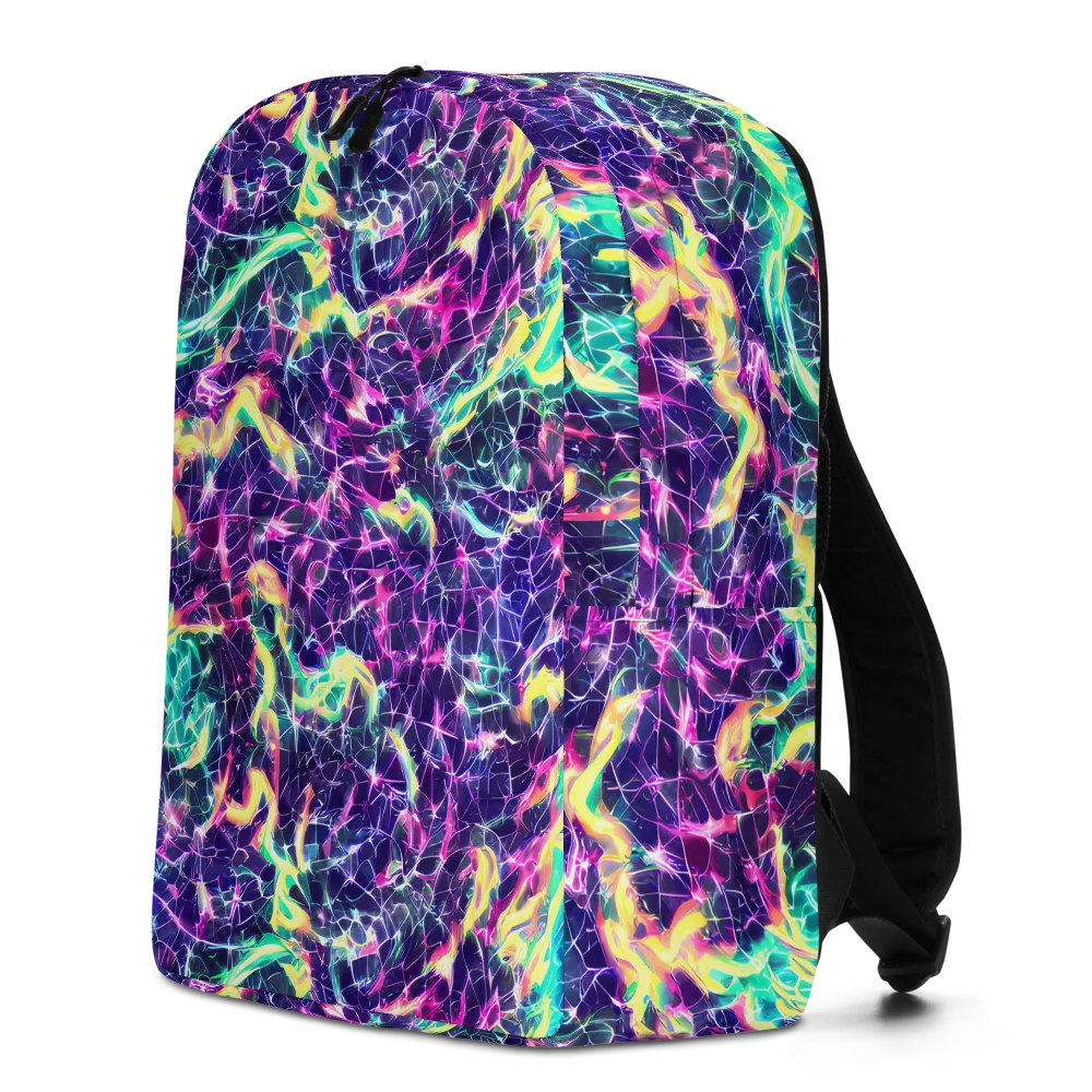 Hypercolor Rift on Minimalist Backpack — Left