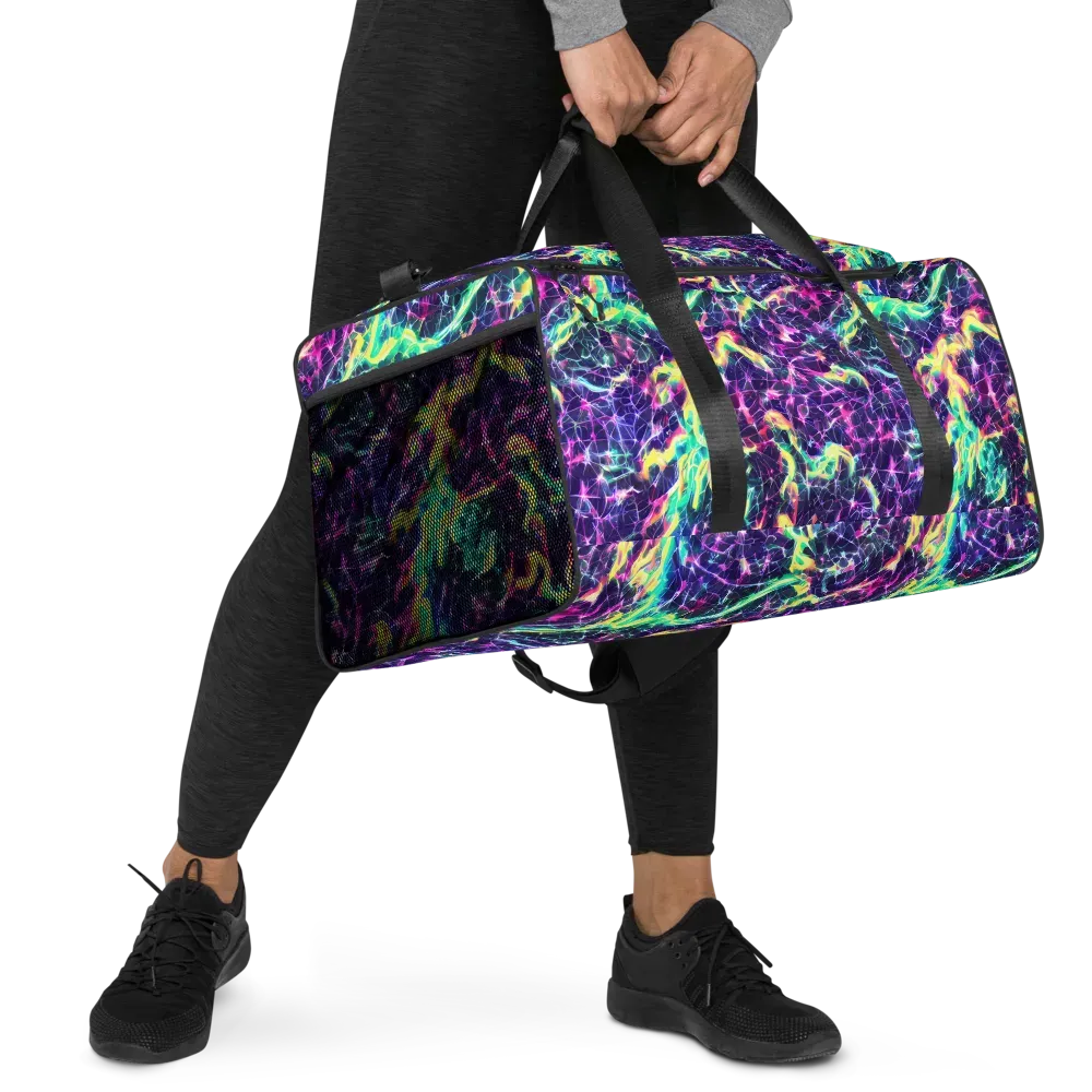 Hypercolor Rift on Duffle Bag — Right Front