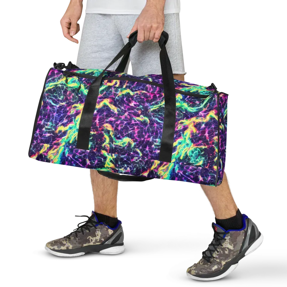 Hypercolor Rift on Duffle Bag — Front