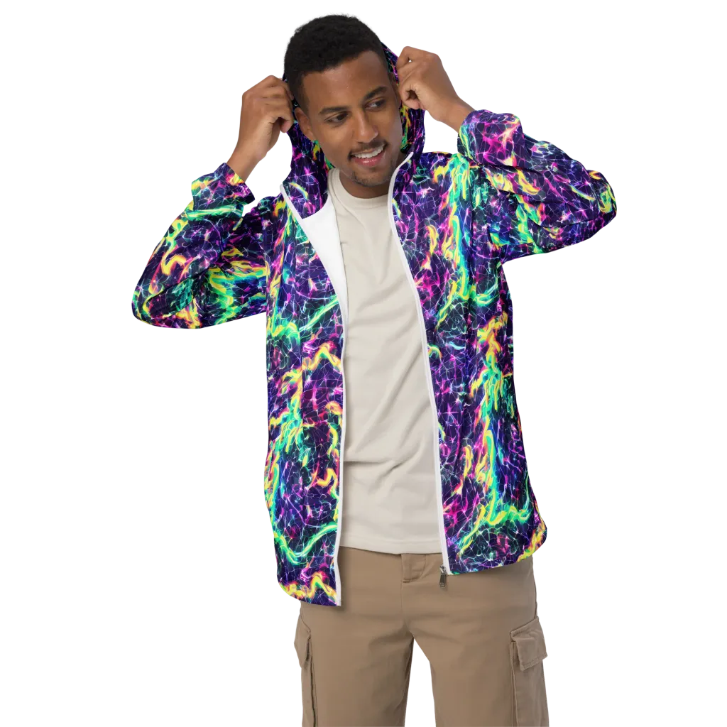 Hypercolor Rift on Men's Windbreaker — Front