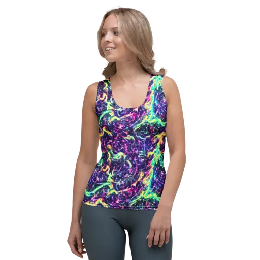 Hypercolor Rift on a Women's Tank Top