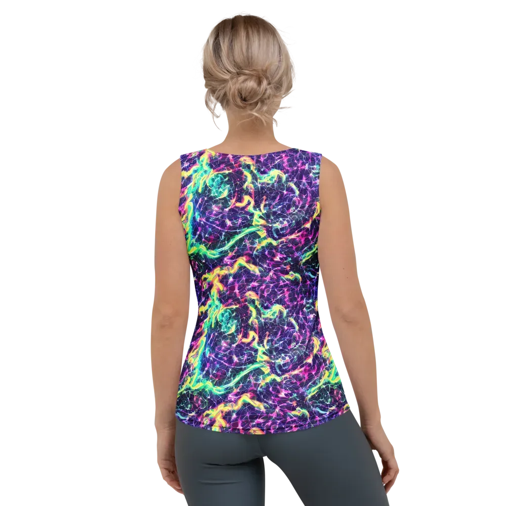 Hypercolor Rift on Women's Tank Top — Back